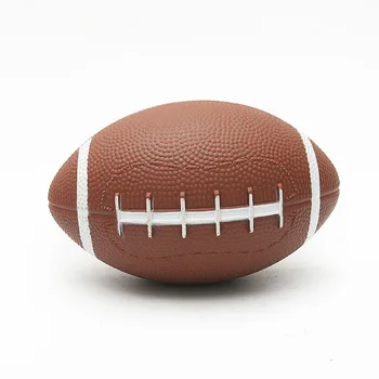 Pagal užsakymą atspausdintas logotipas PVC regbio kamuolys Pripučiamas amerikietiško futbolo žaislinis futbolas vaikams