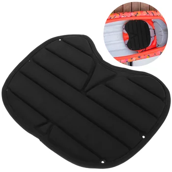 Patogus paminkštintas ant baidarių sėdynių pagalvėlės Lengvas irklavimo padas baidarių kanojų žvejybos valčiai (juoda) PVC pripučiama kėdė