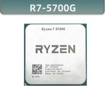 Ryzen 7 5700G CPU lustas Novo Vega 8 R7 5700G procesorius Prekės ženklas Stalinis kompiuteris 8 branduolių 16 gijų integruota grafika