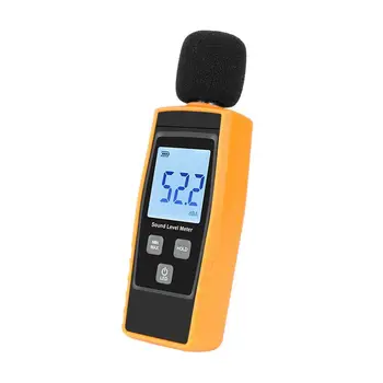 RZ1359 30-130dB skaitmeninis garso lygio matuoklis DB matuokliai triukšmo testeris Mini LCD ekrano garso matuoklis