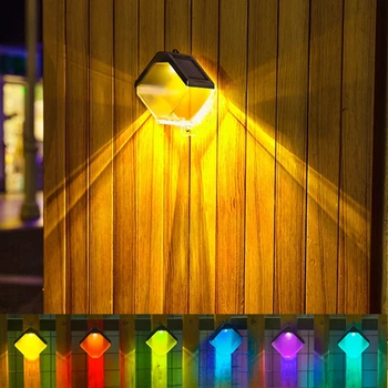 Saulės sodas Sieninis šviestuvas Daugiafunkciai pakabinami žibintai LED tvoros šviesos valdymo jutiklis Turėklų apdaila Pakabinama lempa laiptams