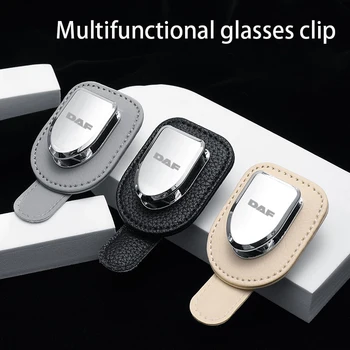 skirta DAF automobiliui XF 95 105Car Glasses Clip Multifunction Integrated Patvarus odinis Nešiojami akiniai nuo saulės Dokumento bilieto turėtojo spaustukas