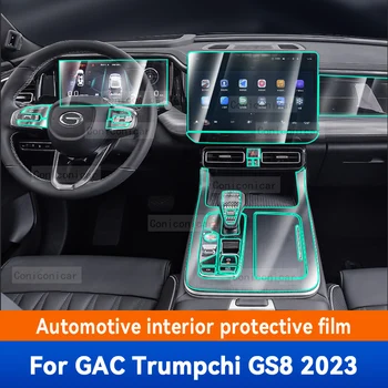 skirta GAC Trumpchi GS8 2023 automobilio salono pavarų dėžės skydelis apsauga nuo įbrėžimų Remontas Skaidrus TPU plėvelės priedų lipdukas