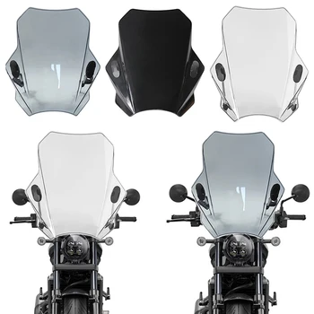 skirta KAWASAKI SUZUKI YAMAHA HONDA Universal motociklų priekinio stiklo dengiamojo stiklo ekrano deflektoriaus priedai
