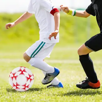 Studentų futbolo kamuolys Vandeniui atsparus PVC elastinis futbolo kamuolys profesionalioms treniruotėms 5 dydis oficialus suaugusiems
