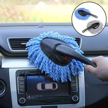 Superfine Fiber Car Duster Super Absorbent Microfiber Car Dust Mop Home Vehicle Cleaning Wax Dust Removal Brush Auto Wash Tools