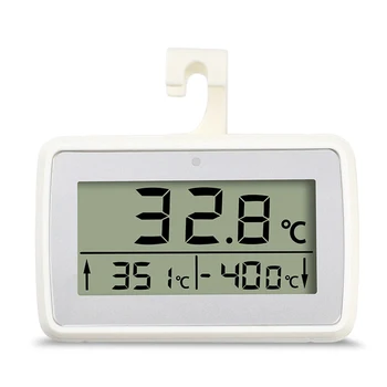 Temperatūros aliarmas Šaldytuvo termometras °C / ° F virtuvės šaldiklio elektroninis šaldytuvo termometras -40 °C ~ 70 °C Automatinis aliarmas
