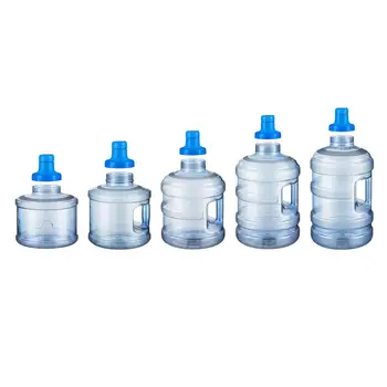 Vandens butelių konteineris Daugkartinio naudojimo apvalus vandens butelis su nuimamu dangteliu kelionėms ar stovyklavimo kompanionui Nuotėkio įrodymas Patvari mėlyna