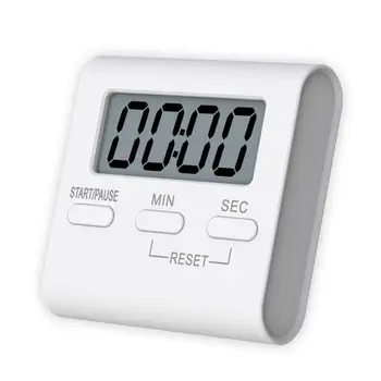 Virtuvės laikmatis Virimo laikmatis LCD skaitmeninis rankinis atgalinės atskaitos laikmatis mini kepimo priminimo laikrodis mechaniniai magnetiniai virtuvės įtaisai