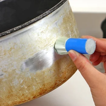 Virtuvės valiklis buitinės chemijos valymo įrankiai nerūdijančio plieno keptuvės valymo šepetys limpieza metalai limpieza hogar