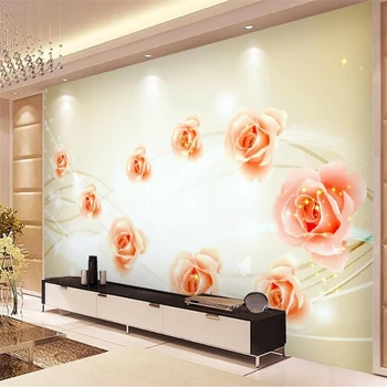 wellyu обои papier peint New Chinese blinking romantic lines flowers backdrop papel de parede para quarto papel parede