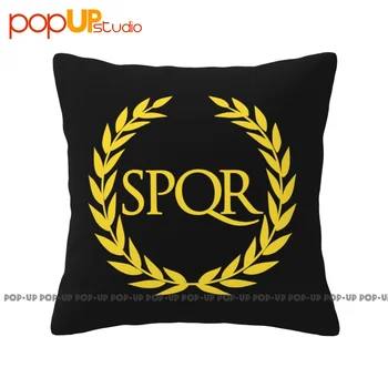 Winter Spqr I Senatus Populus Que Romanus pagalvės užvalkalas Mesti pagalvės užvalkalas Patalynė Anti-erkių rašto dekoras