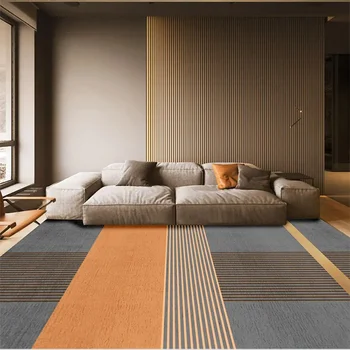 Šiaurės šalių prabangūs kilimai svetainei Plaunamos grindys Poilsio kilimas Didelio ploto kilimėliai Miegamojo kilimas Modernus namų svetainės dekoro kilimėlis
